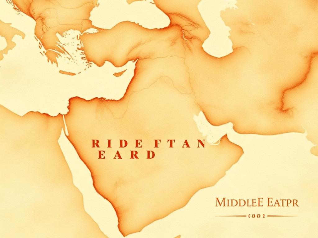 Map of Middle East