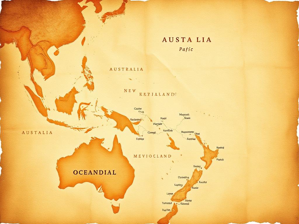 Map of Oceania
